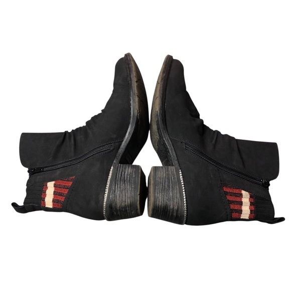 Reiker Remonte Suede Boots Wo’s Sz 39 US 8.5 Casual Western Retro Boho Grunge - Picture 10 of 12